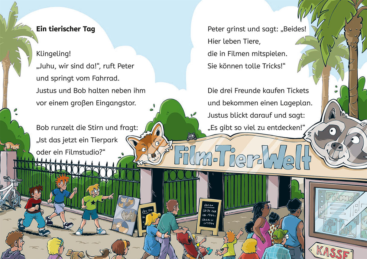 KOSMOS | Bücherhelden 1. Kl. ??? Kids Tierpark Wimmelbuch