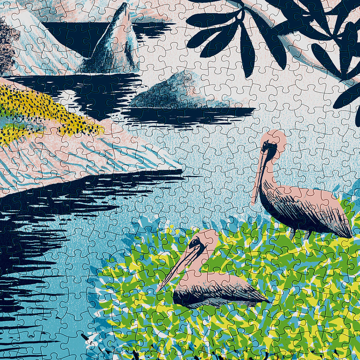 Cloudberries | Pelicans | Puzzle | 1000 Teile | Kleinserie