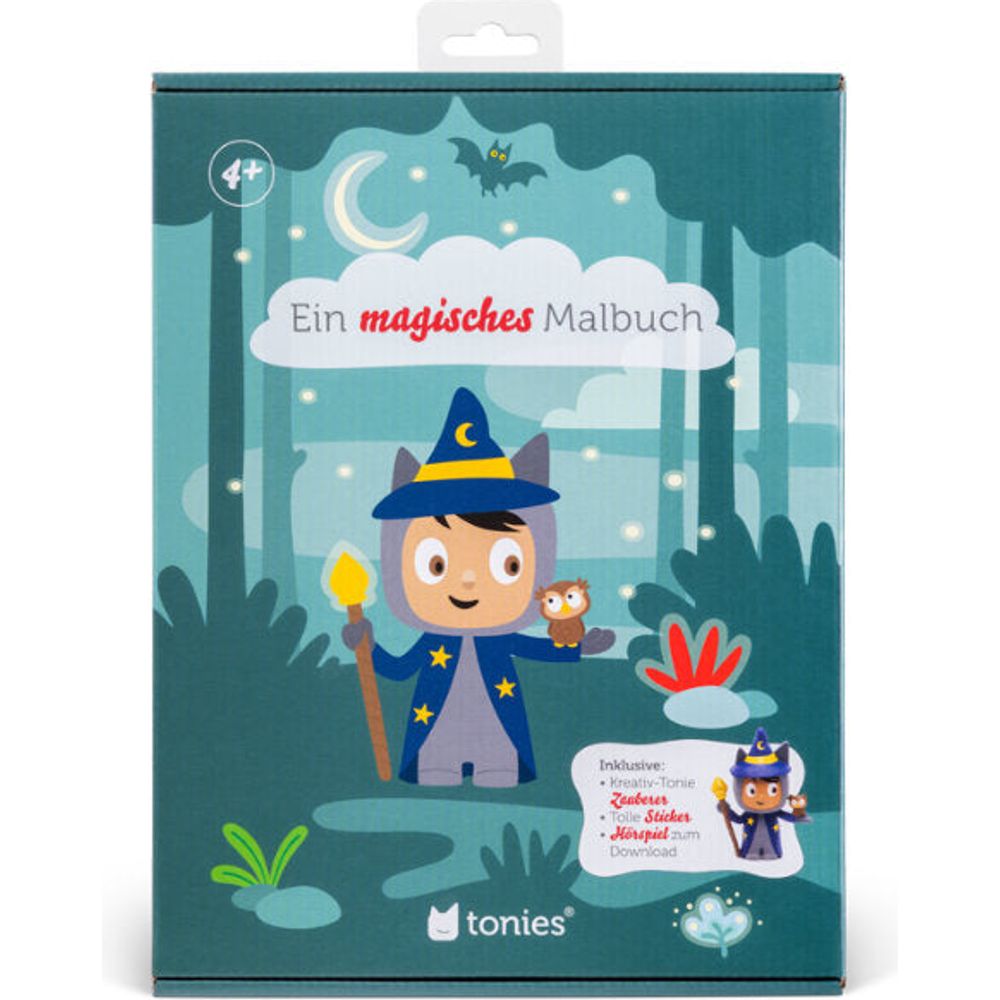 Tonies | Ein magisches Malbuch + Kreativ-Tonie Zauberer - Freundschaftstag im Zauberwald