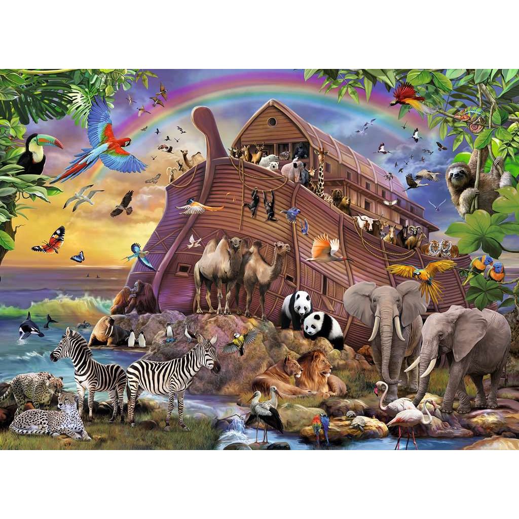Ravensburger | Unterwegs mit der Arche | Kinderpuzzle | 150 XXL Teile