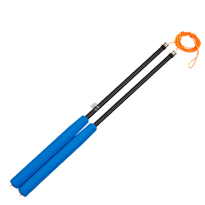 Henrys | Diabolo Handstäbe Carbon 35cm | blau/schwarz