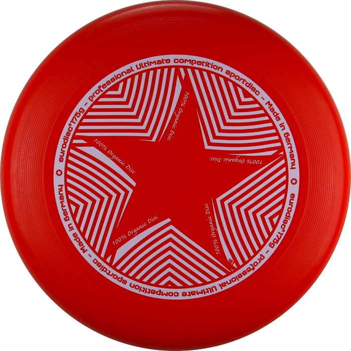 Eurodisc | Eurodisc Organic Ultimate Frisbee Star 175g | rot