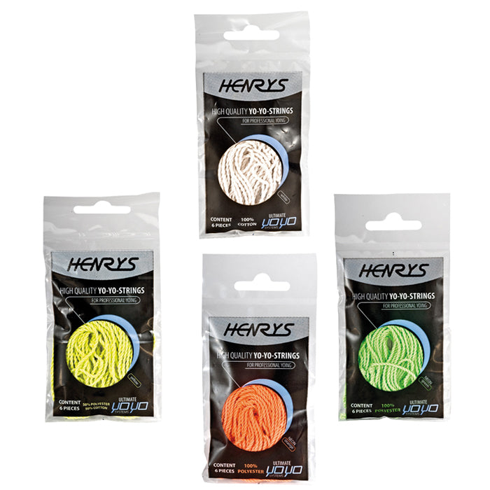 Henrys | Yo-Yo Schnur Set (6 Stück, Henrys) | weiß