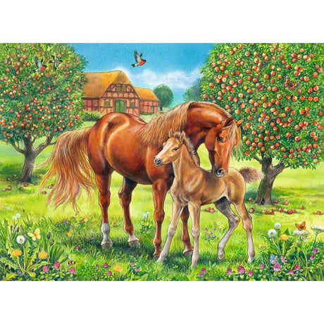 Ravensburger | Pferdeglück auf der Wiese | Kinderpuzzle | 100 XXL Teile