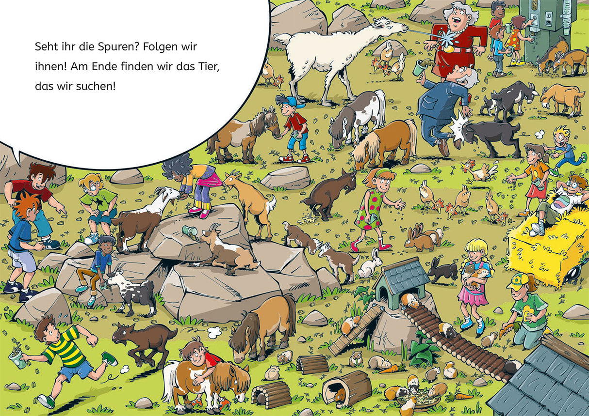 KOSMOS | Bücherhelden 1. Kl. ??? Kids Tierpark Wimmelbuch