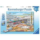 Ravensburger | Baustelle am Flughafen | Kinderpuzzle | 100 XXL Teile