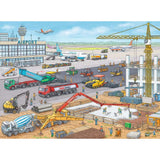 Ravensburger | Baustelle am Flughafen | Kinderpuzzle | 100 XXL Teile