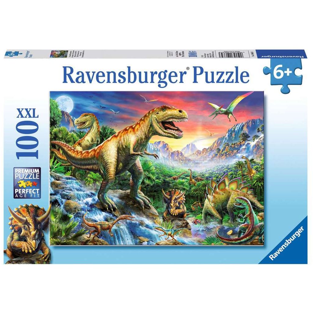 Ravensburger | Bei den Dinosauriern | Kinderpuzzle | 100 XXL Teile