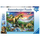 Ravensburger | Bei den Dinosauriern | Kinderpuzzle | 100 XXL Teile