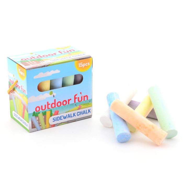 Straßenmalkreide (15 Kreidestäbe Packung)