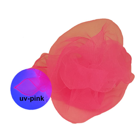 Jongliertuch 60cm x 60cm | uv pink