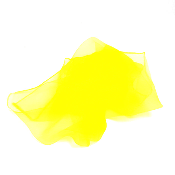 Jongliertuch 60cm x 60cm | gelb