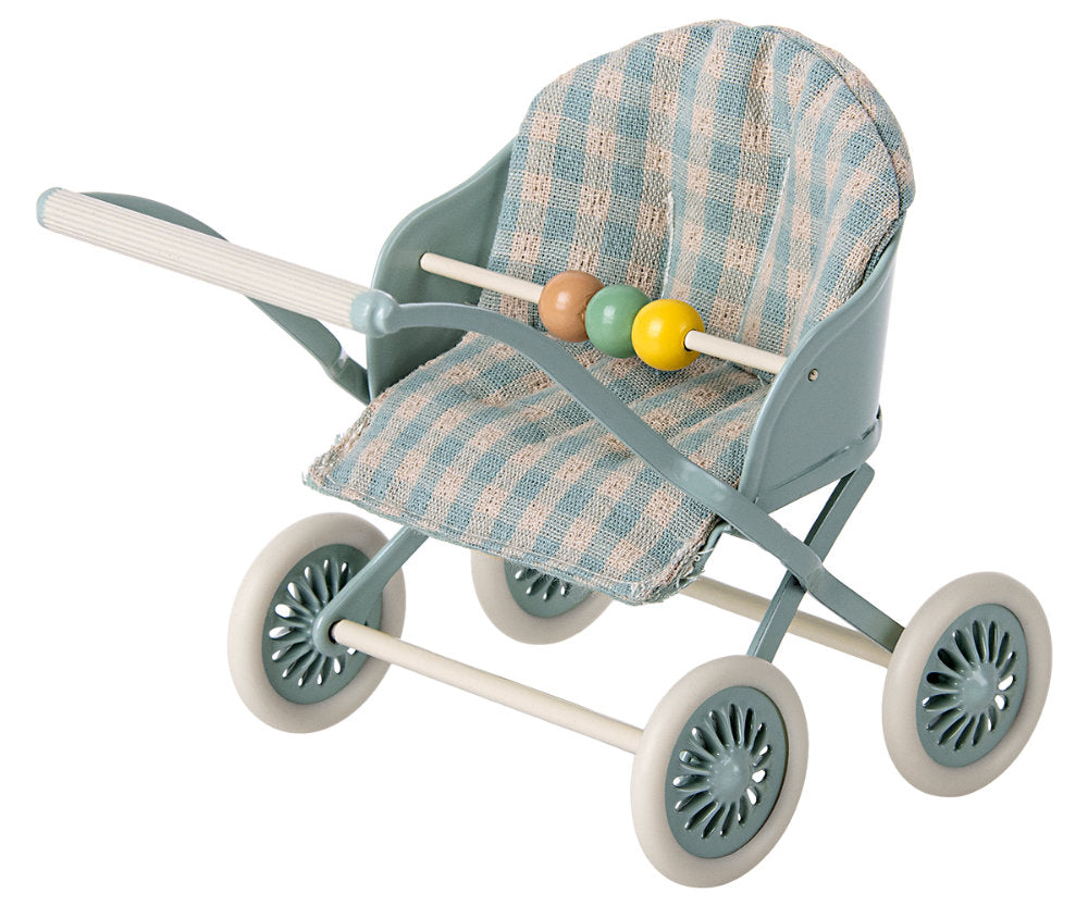 Maileg | Kinderwagen, Babymäuse - Minze