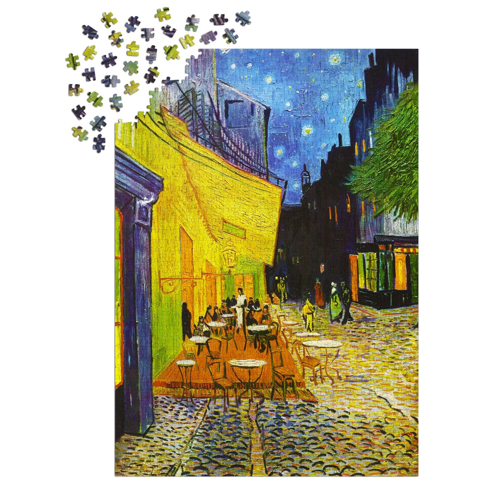 ENJOY Puzzle | 1000 Teile | Vincent Van Gogh: Cafe-Terrasse bei Nacht