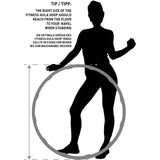 Fitness Hoop Ø 100cm, 1200g | grau-grün