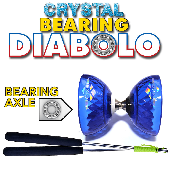 Acrobat | Diabolo Acrobat Crystal Bearing Set | blau