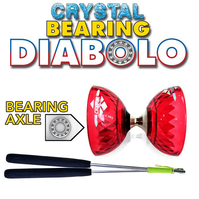 Acrobat | Diabolo Acrobat Crystal Bearing Set | rot