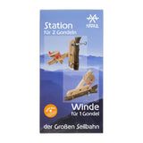 KRAUL | Große Seilbahn Winde für einen Wagen / Station für 2 Wagen