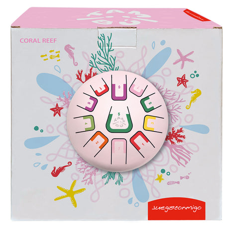 Tambú Zungentrommel 8" | 11 Töne | Coral Reef (Pink)