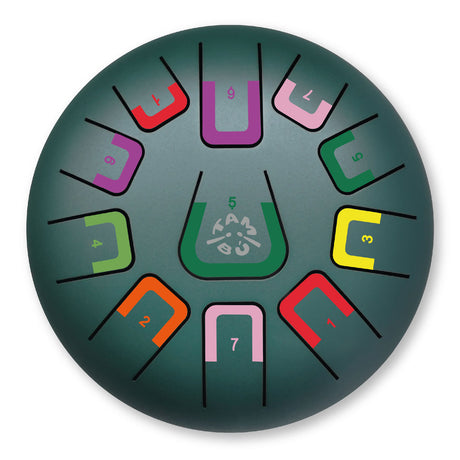 Tambú Zungentrommel 8" | 11 Töne | Wild Jungle (Jungle Green)