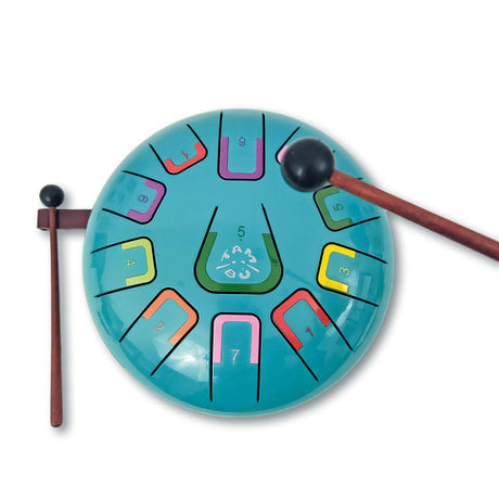 Tambú Zungentrommel 8" | 11 Töne | Under the sea (Matt Turquoise)
