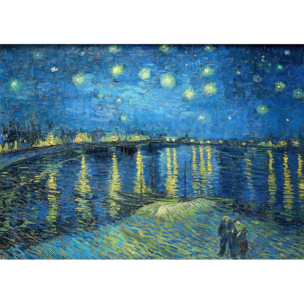 ENJOY Puzzle | 1000 Teile | Vincent Van Gogh: Sternennacht über der Rhone