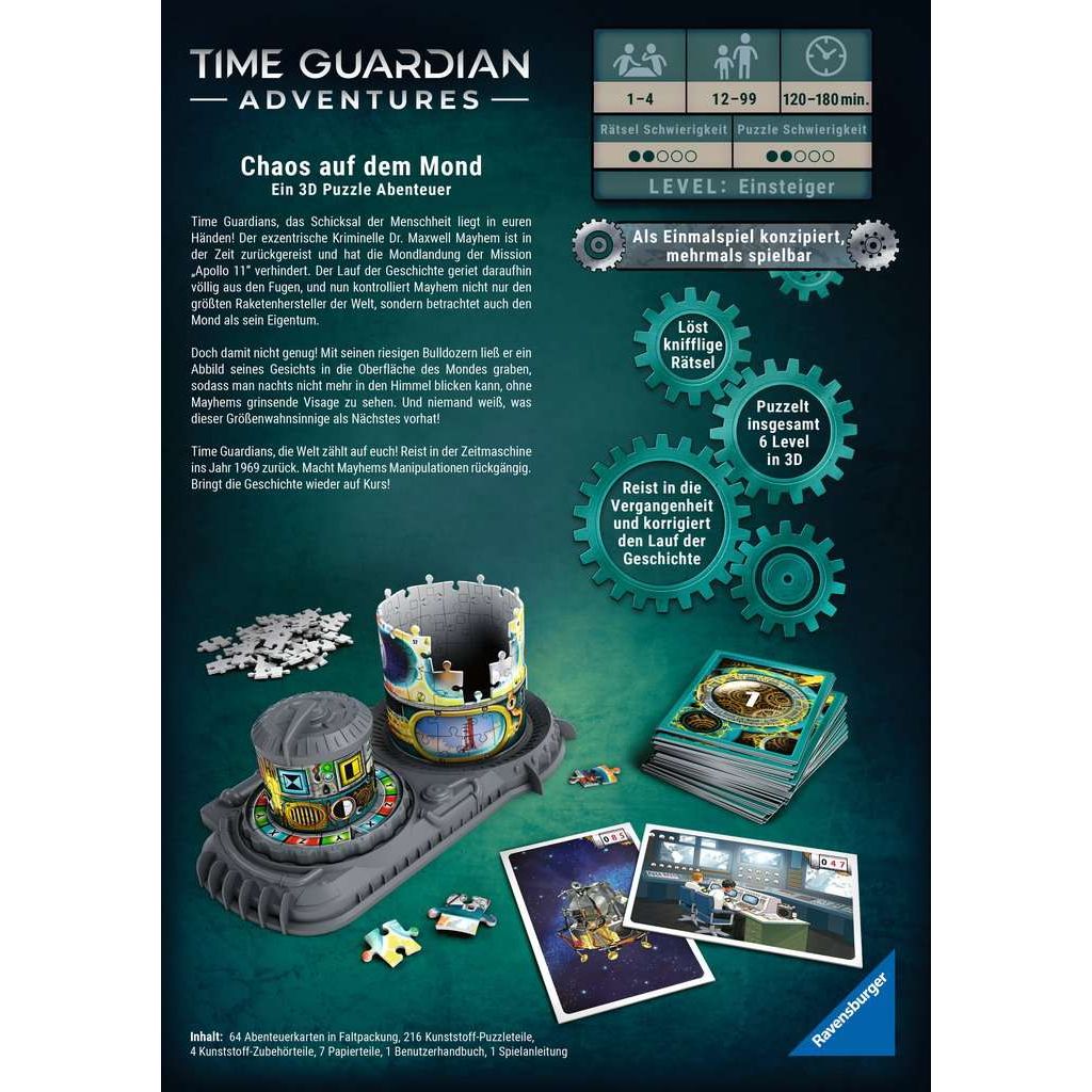 Ravensburger | Time Guardian Adventures: Chaos auf dem Mond