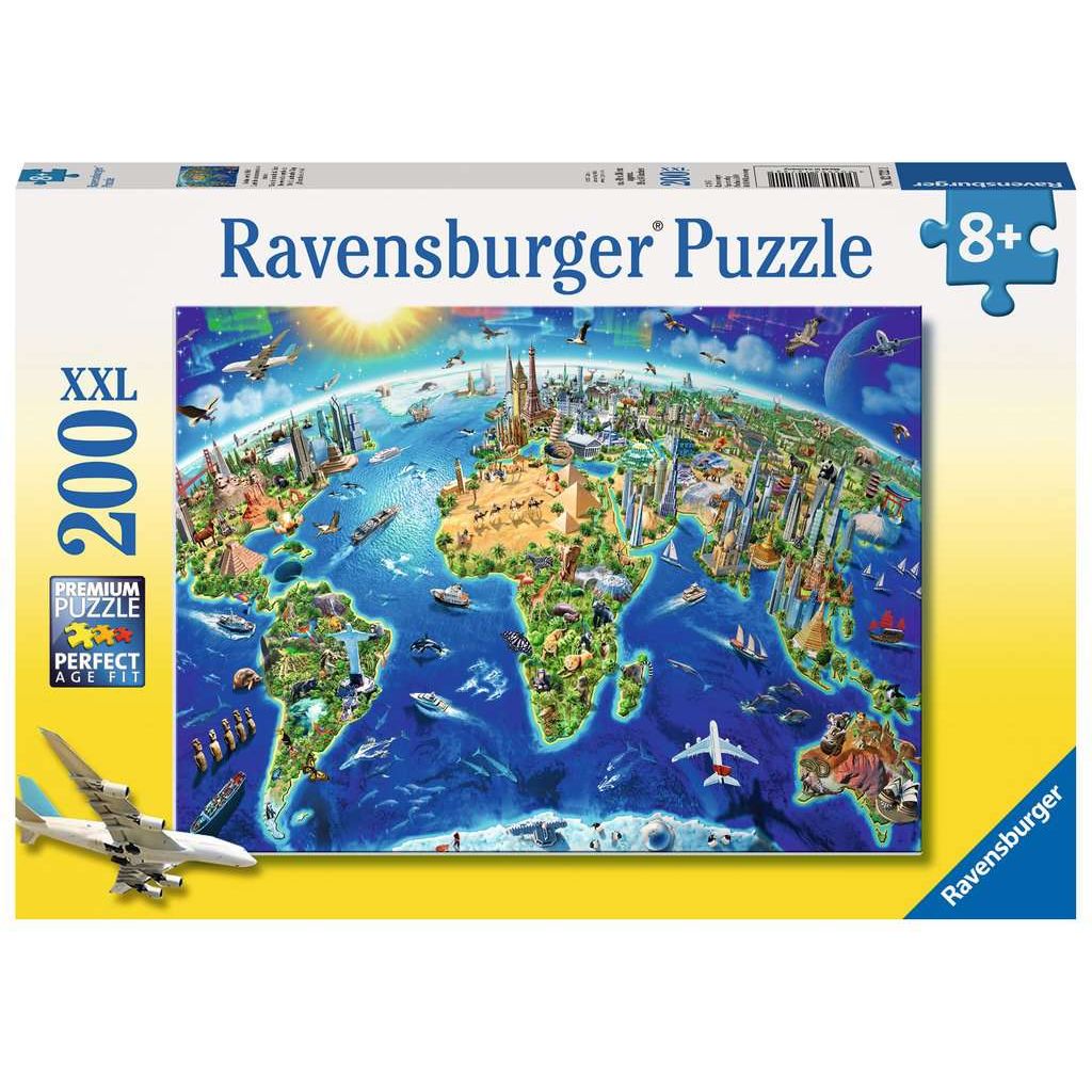 Ravensburger | Große, weite Welt | Kinderpuzzle | 200 XXL Teile