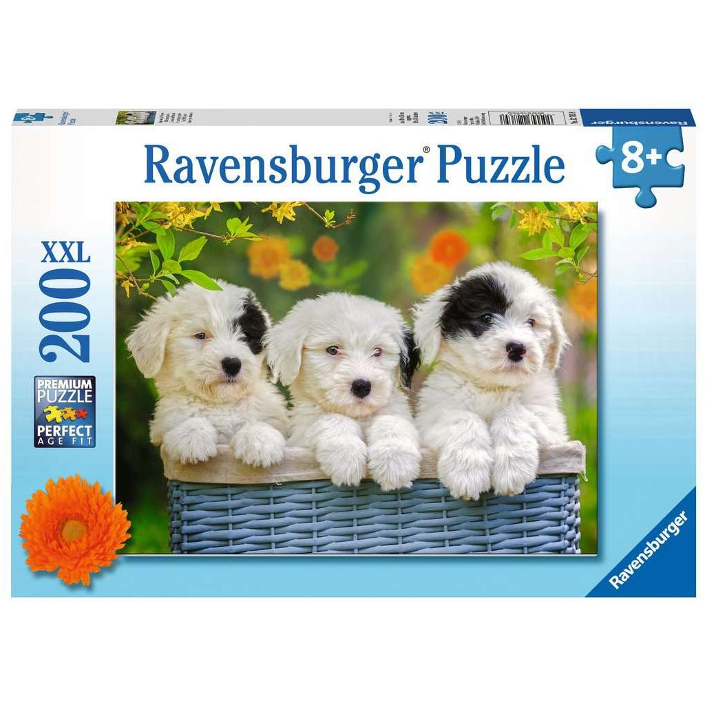 Ravensburger | Kuschelige Welpen | Kinderpuzzle | 200 XXL Teile