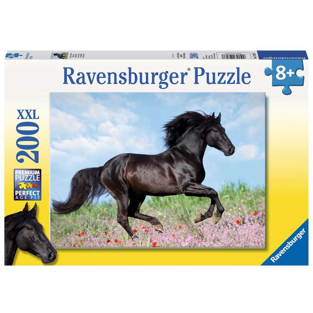 Ravensburger | Schwarzer Hengst | Kinderpuzzle | 200 XXL Teile