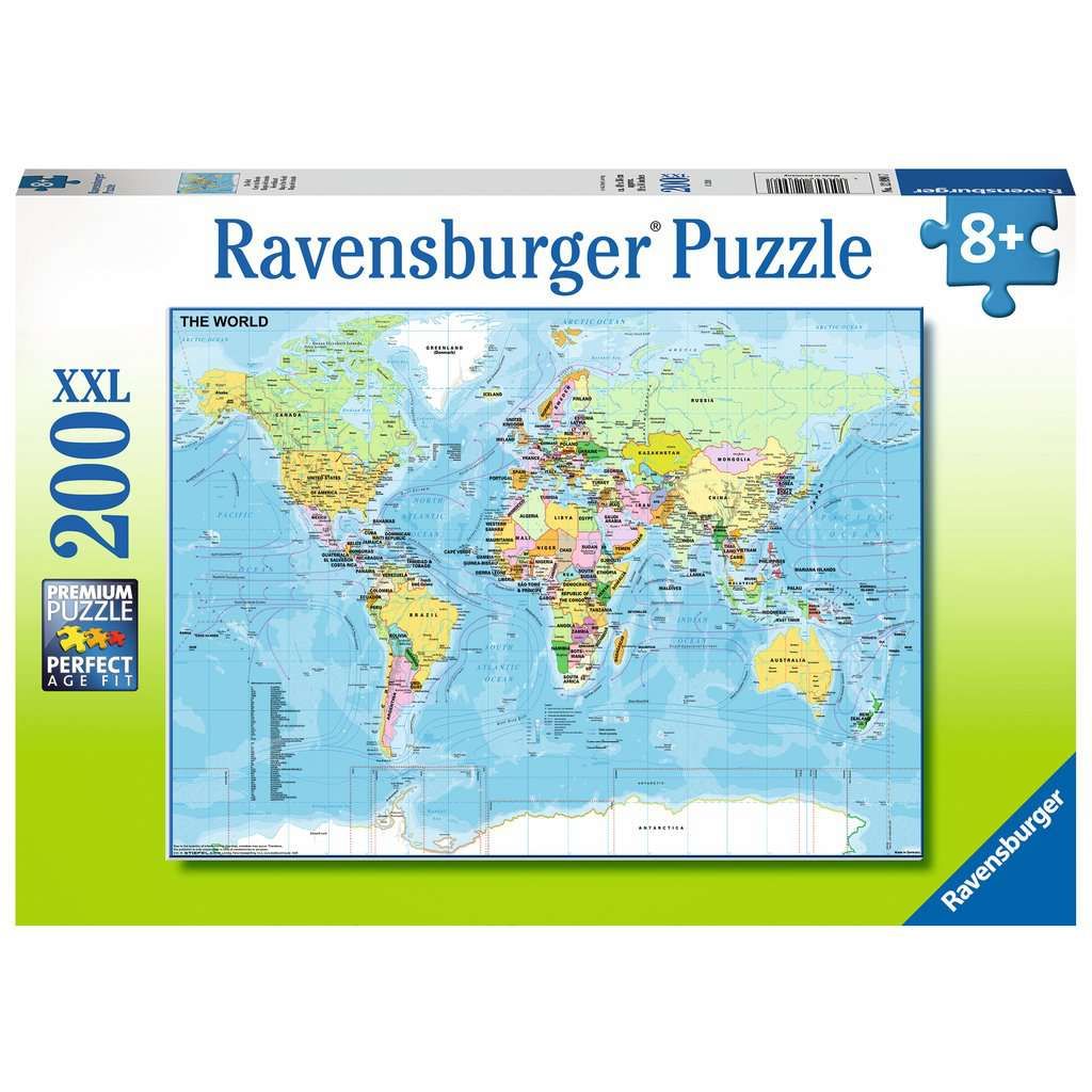 Ravensburger | Die Welt | Kinderpuzzle | 200 XXL Teile