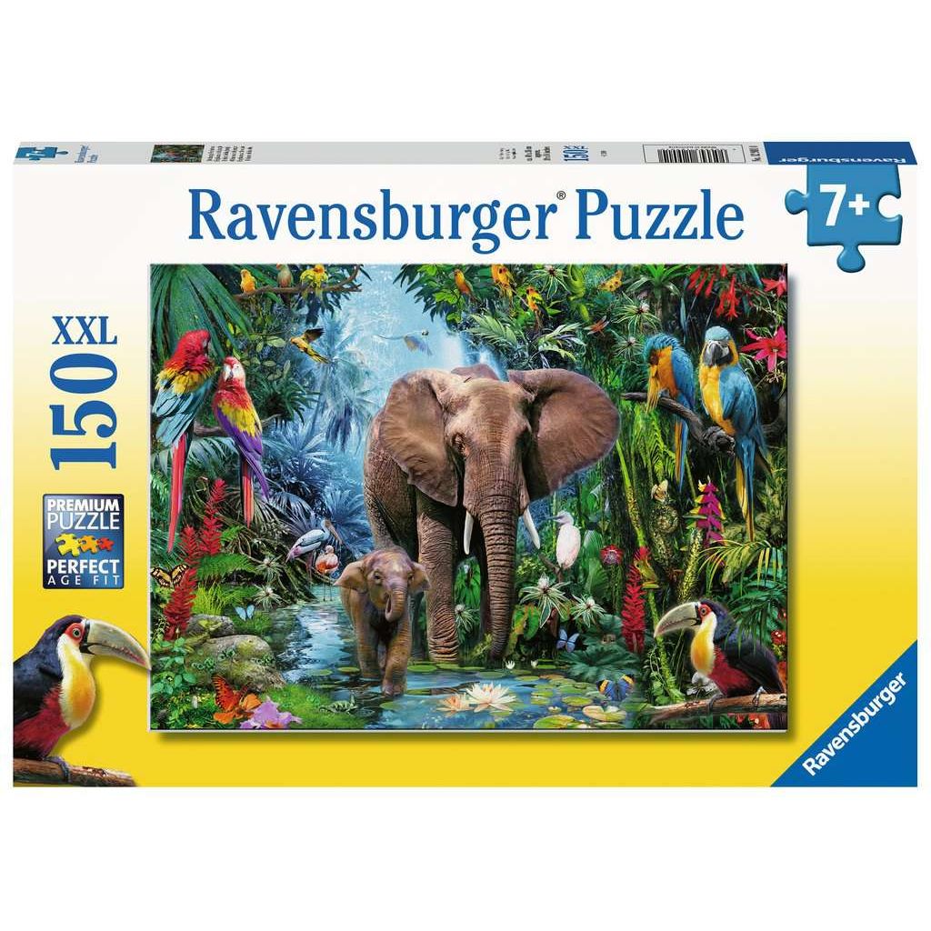 Ravensburger | Dschungelelefanten | Kinderpuzzle | 150 XXL Teile
