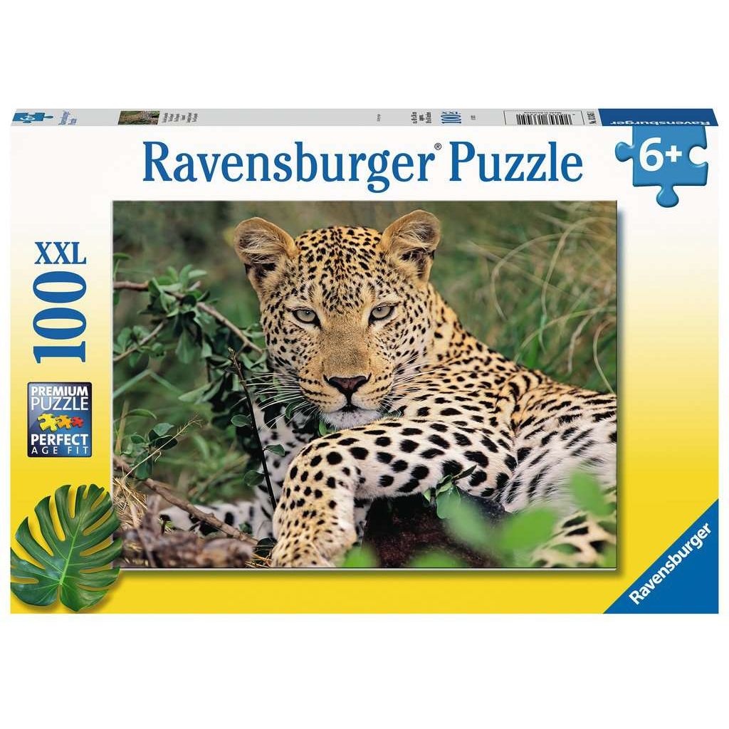 Ravensburger | Vio die Leopardin | Kinderpuzzle | 100 XXL Teile