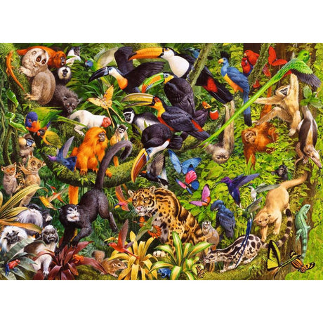 Ravensburger | Bunter Dschungel | Kinderpuzzle | 200 XXL Teile