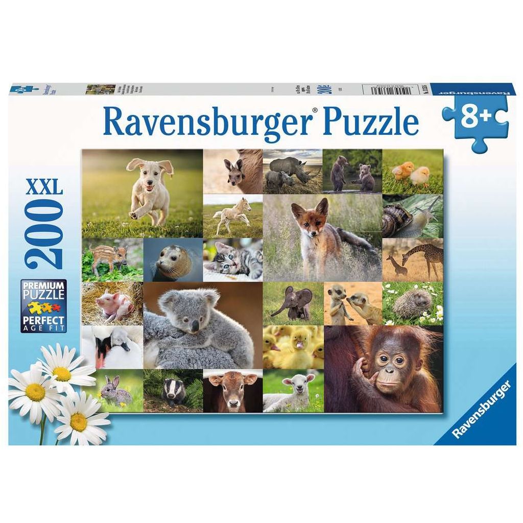 Ravensburger | Süße Tierbabys | Kinderpuzzle | 200 XXL Teile
