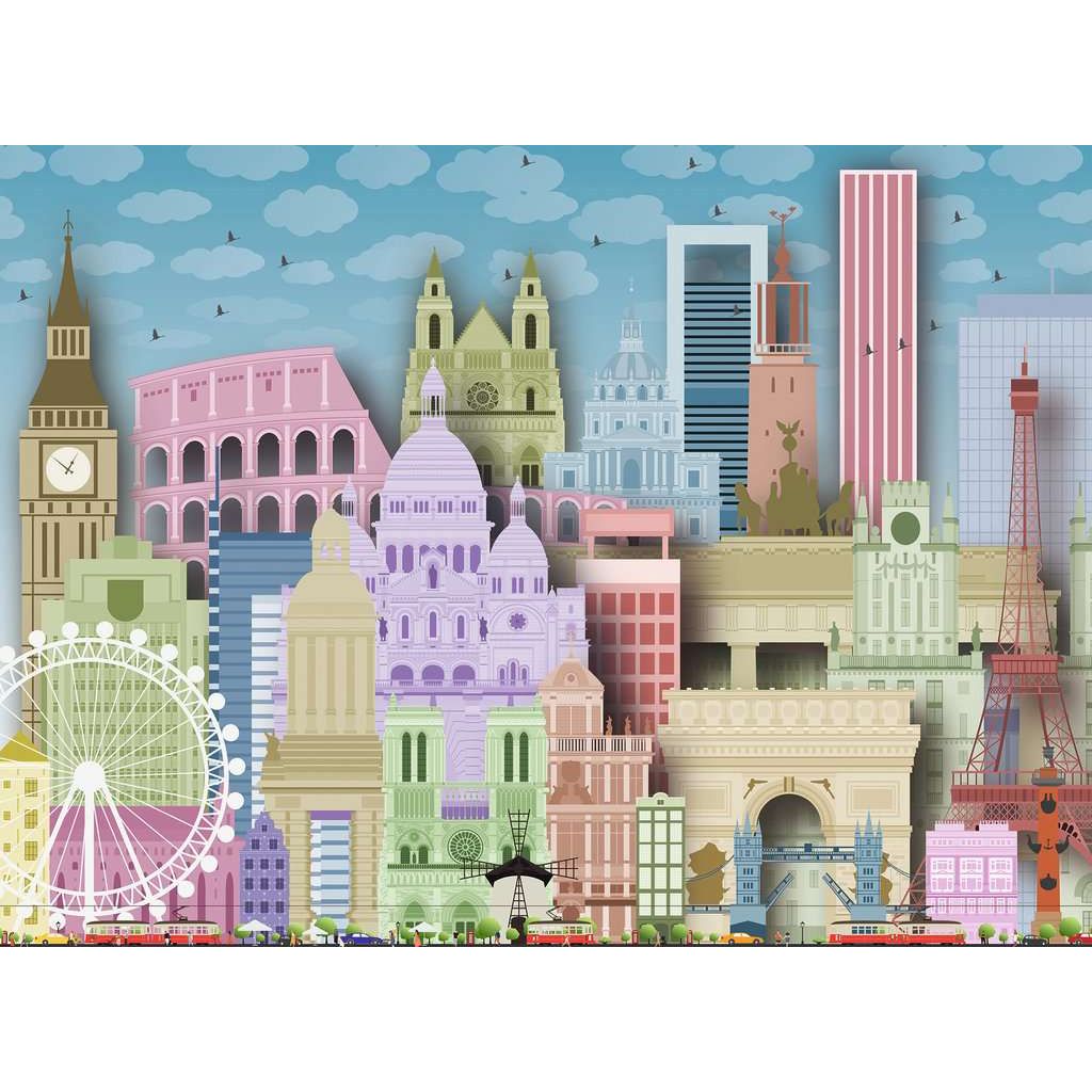 Ravensburger | Buntes Europa | Kinderpuzzle | 300 XXL Teile