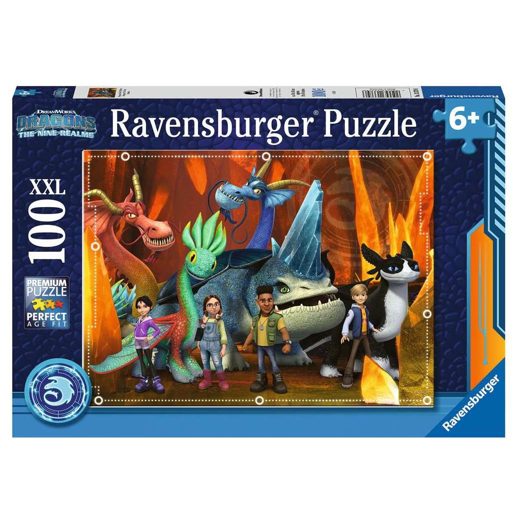 Ravensburger | Dragons: Die 9 Welten | Kinderpuzzle | 100 XXL Teile