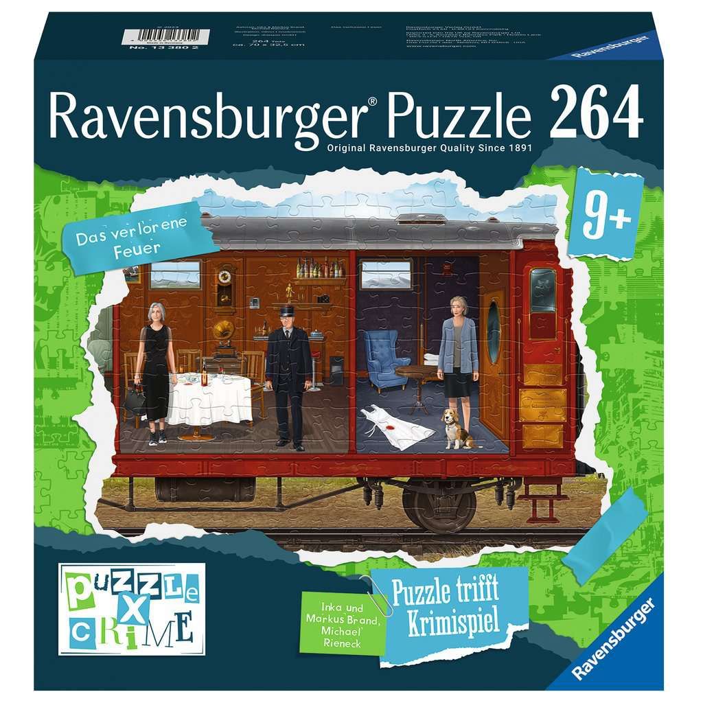 Ravensburger | Puzzle X Crime: Das verlorene Feuer | Kinderpuzzle | 264 Teile
