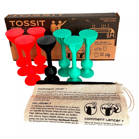 TOSSIT | Original Starter Pack | rot - türkis
