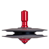 UFO Tops | Height 611 | Kreisel aus Metall: Schwarzes Titan