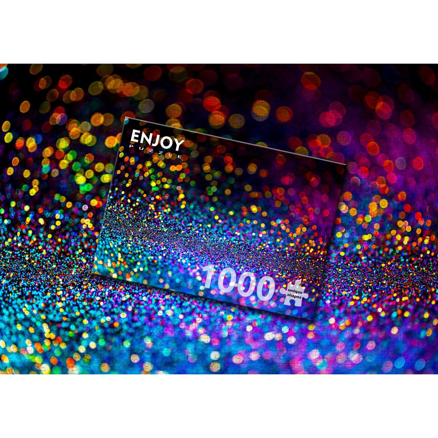 ENJOY Puzzle | 1000 Teile | Multicolor Glitter