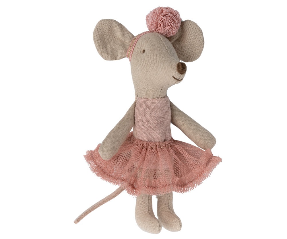 Maileg | Ballerina Maus, Kleine Schwester - Rose