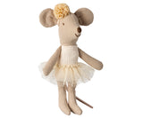 Maileg | Ballerina-Maus, Kleine Schwester - Cremefarben