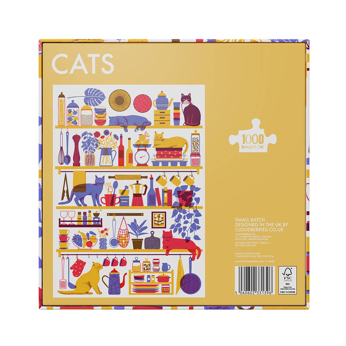 Cloudberries | Cats / Katzenpuzzle | Puzzle | 1000 Teile | Kleinserie