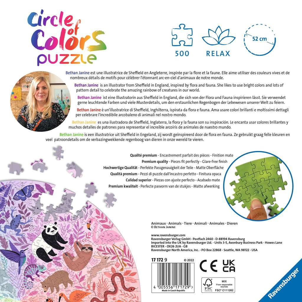 Ravensburger | Circle of Colors - Animals