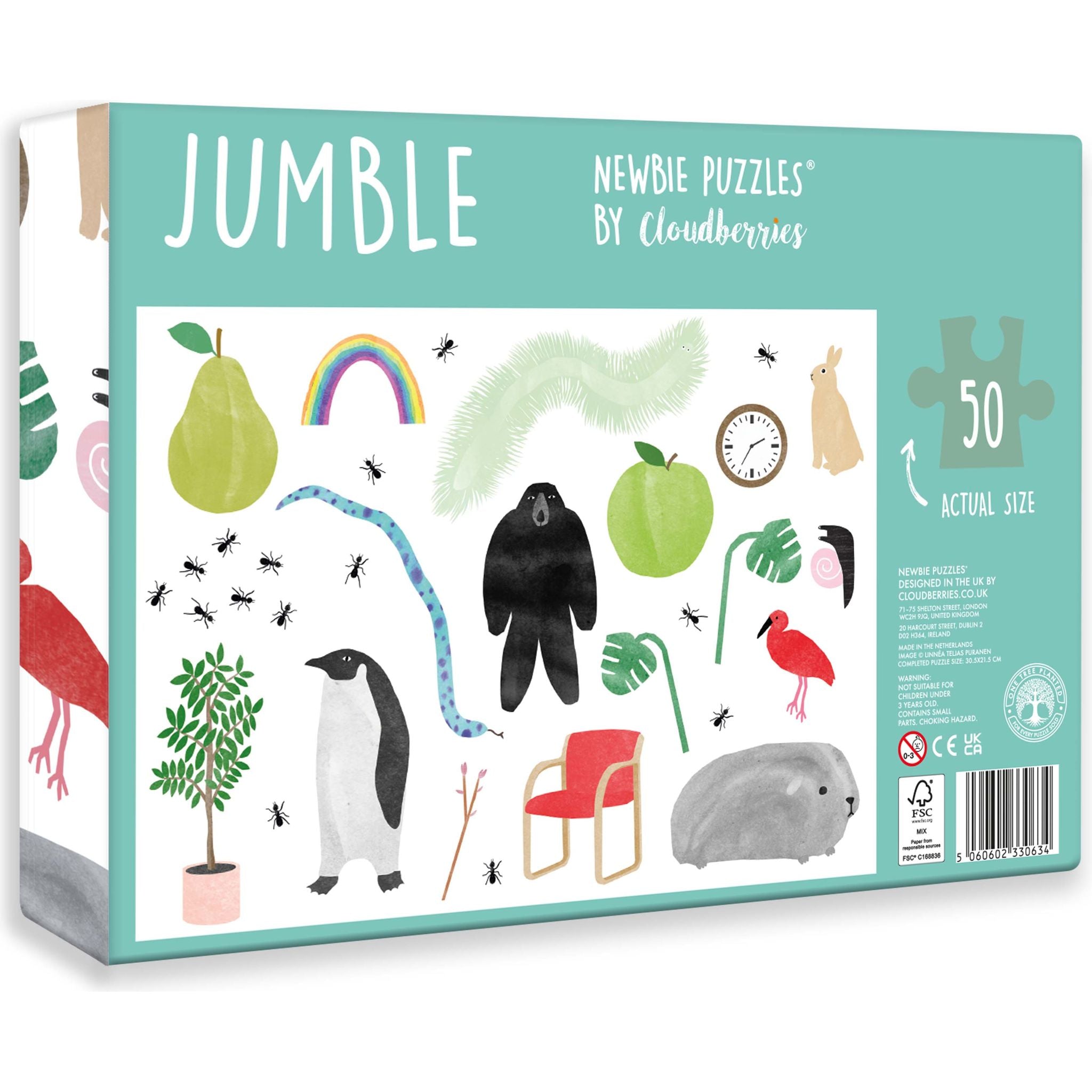 Cloudberries | Jumble | Puzzle für Kinder | 50 Teile | Kleinserie