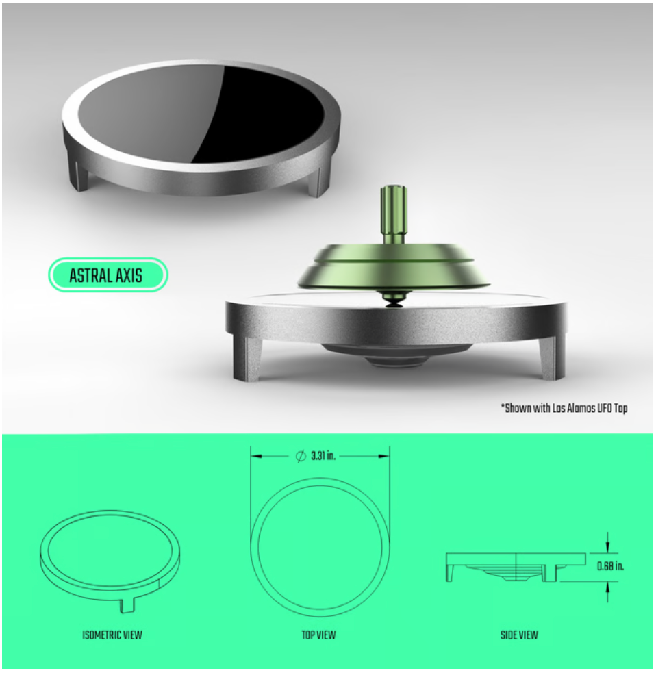 UFO Tops | Kreiselteller / Kreiselbasis | Astral Axis