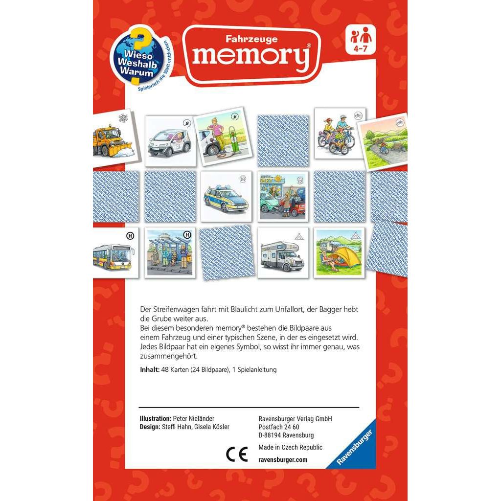Ravensburger | Wieso? Weshalb? Warum? Fahrzeuge memory®