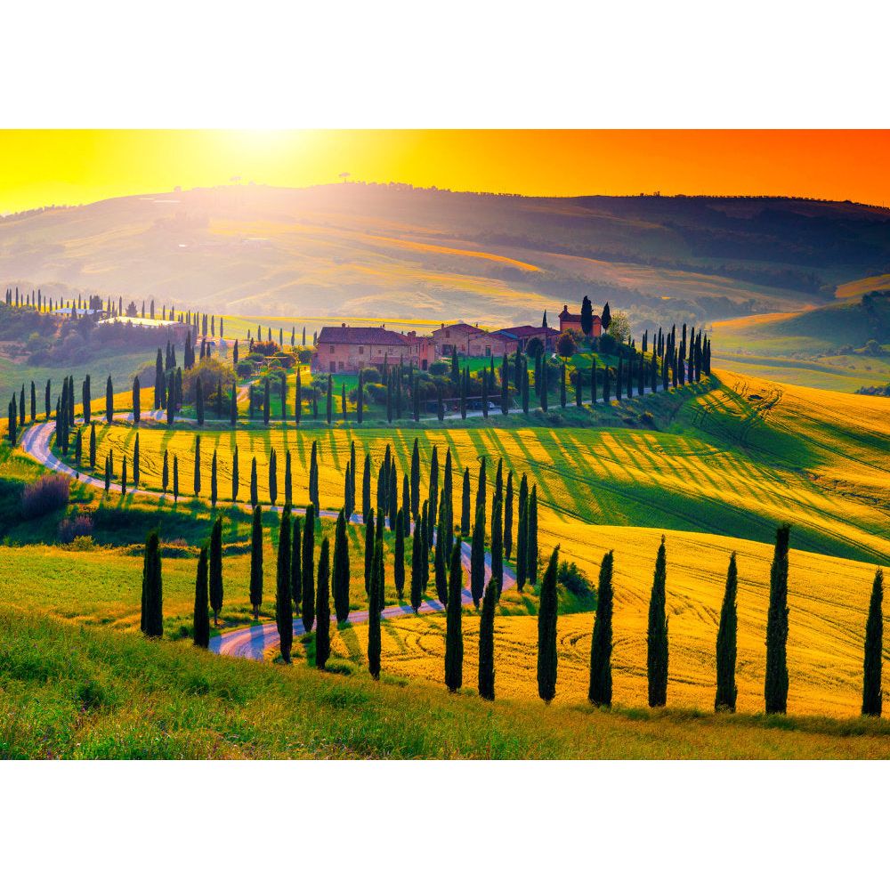ENJOY Puzzle | 1000 Teile | Sonnenuntergang in der Toskana