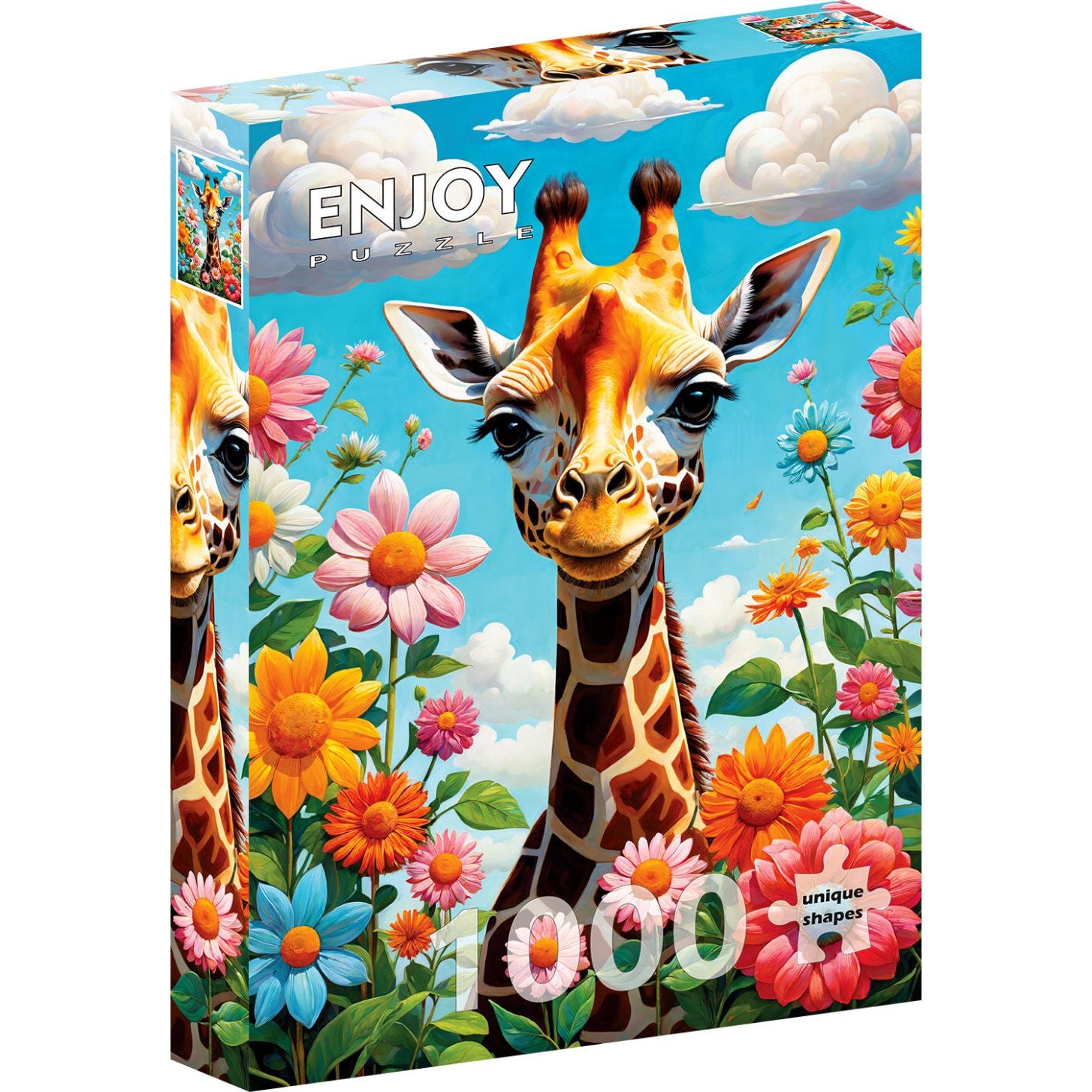 ENJOY Puzzle | 1000 Teile | Niedliche Giraffe